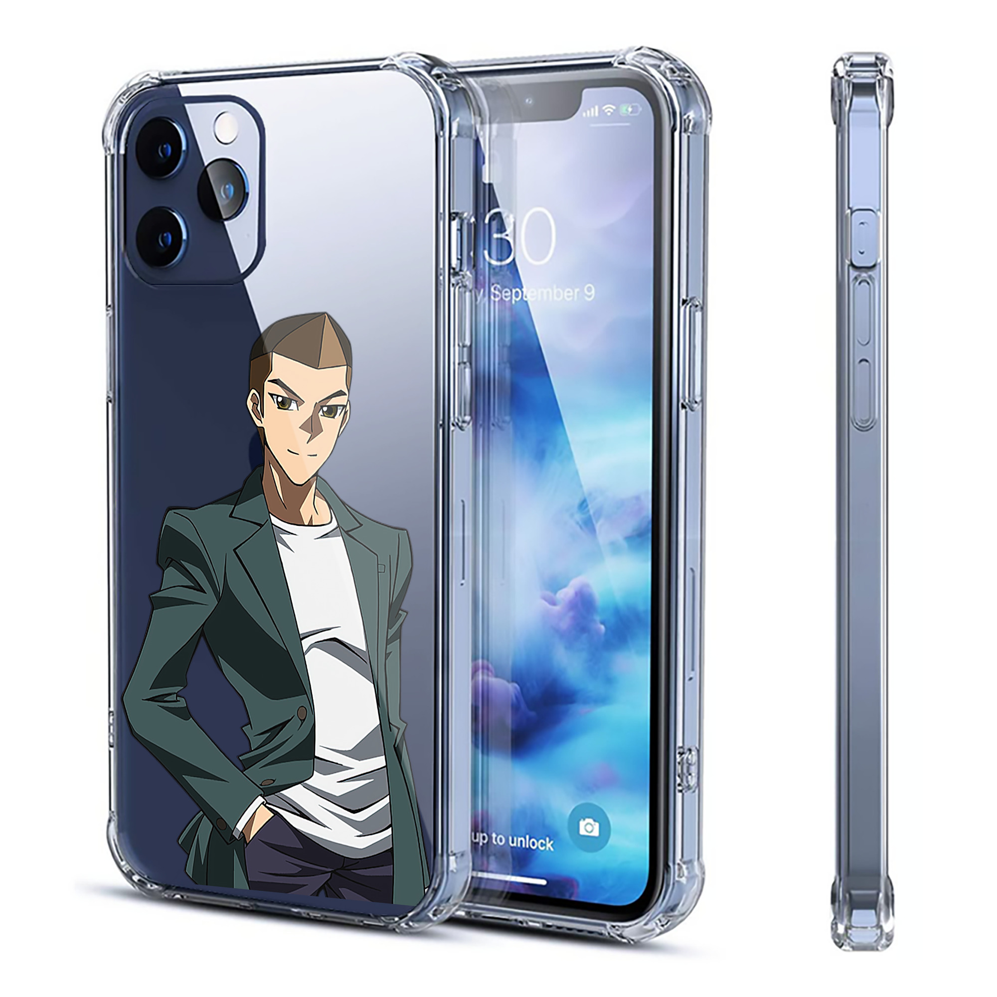 （画像用） 遊☆戯☆王 Yu-Gi-Oh! 【iPhone 12シリーズ対応】透明スマホケース（クリアソフトケース）